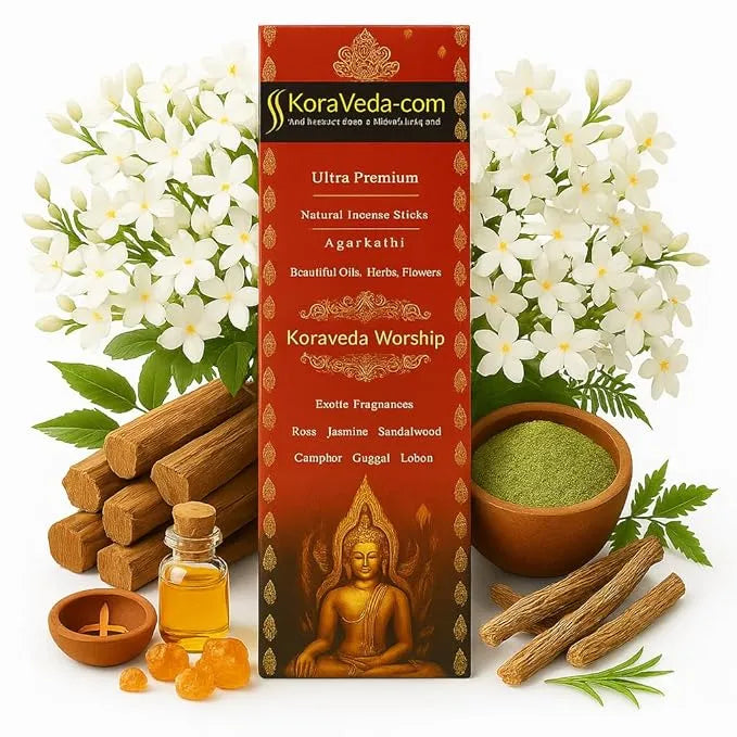 Nag Champa Ayurvedic Incense Sticks – Natural & Charcoal-Free