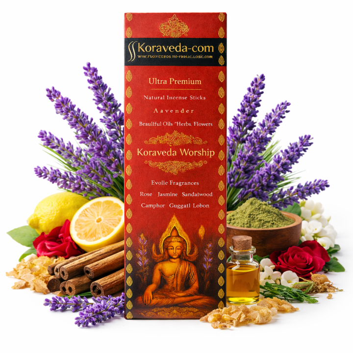 Lavender Ayurvedic Incense Sticks – Natural & Charcoal-Free