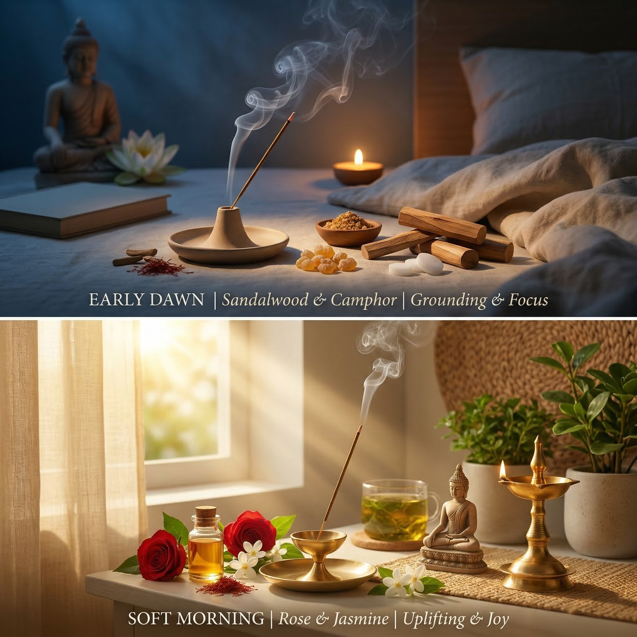 Ayurvedic Incense Sticks Combo – Pack of 4 | Natural & Charcoal-Free