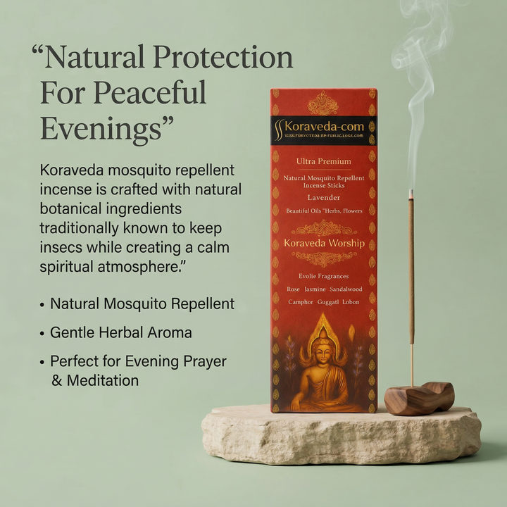 Koraveda Worship Natural Mosquito Repellent Incense