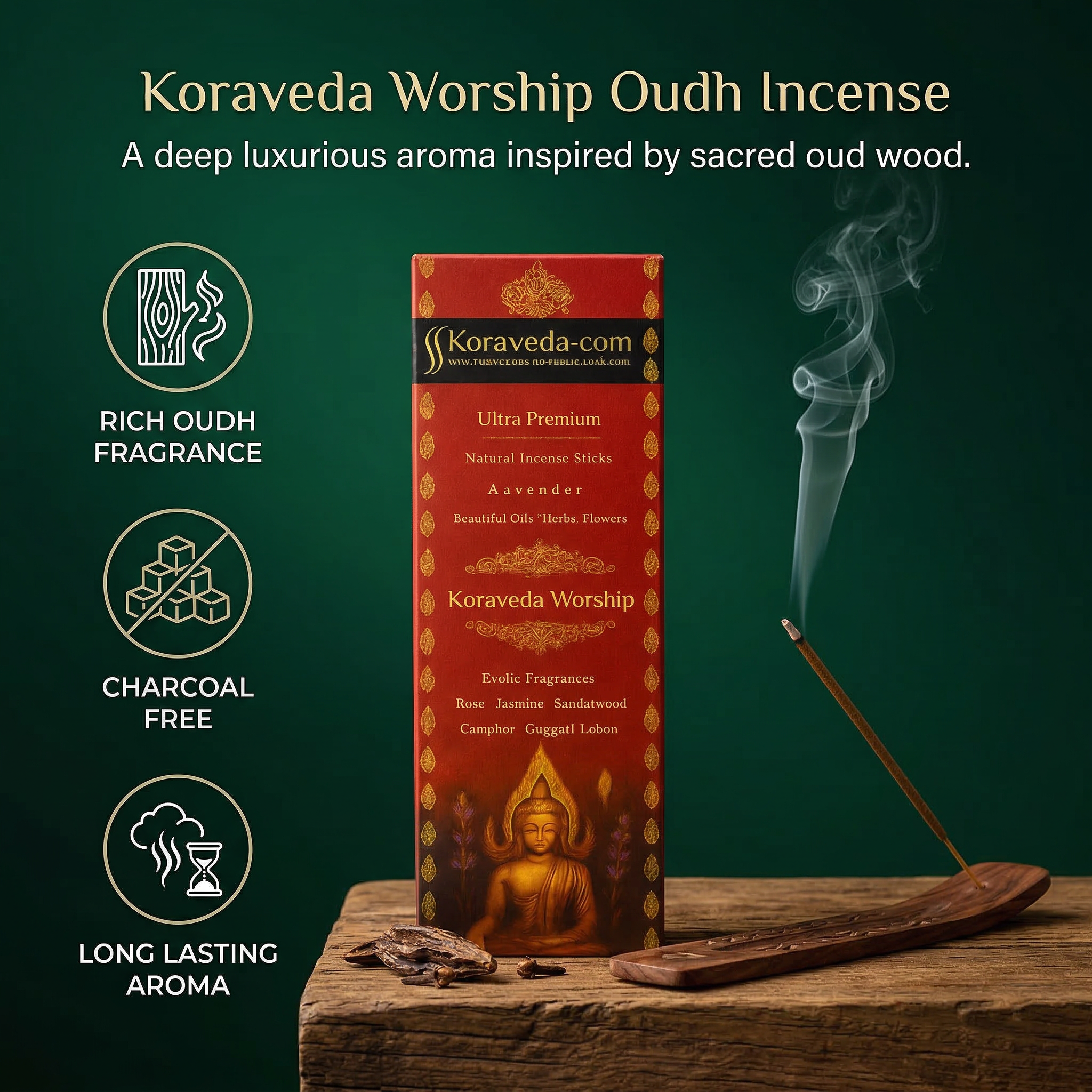 Koraveda Worship Oudh Insence Stick