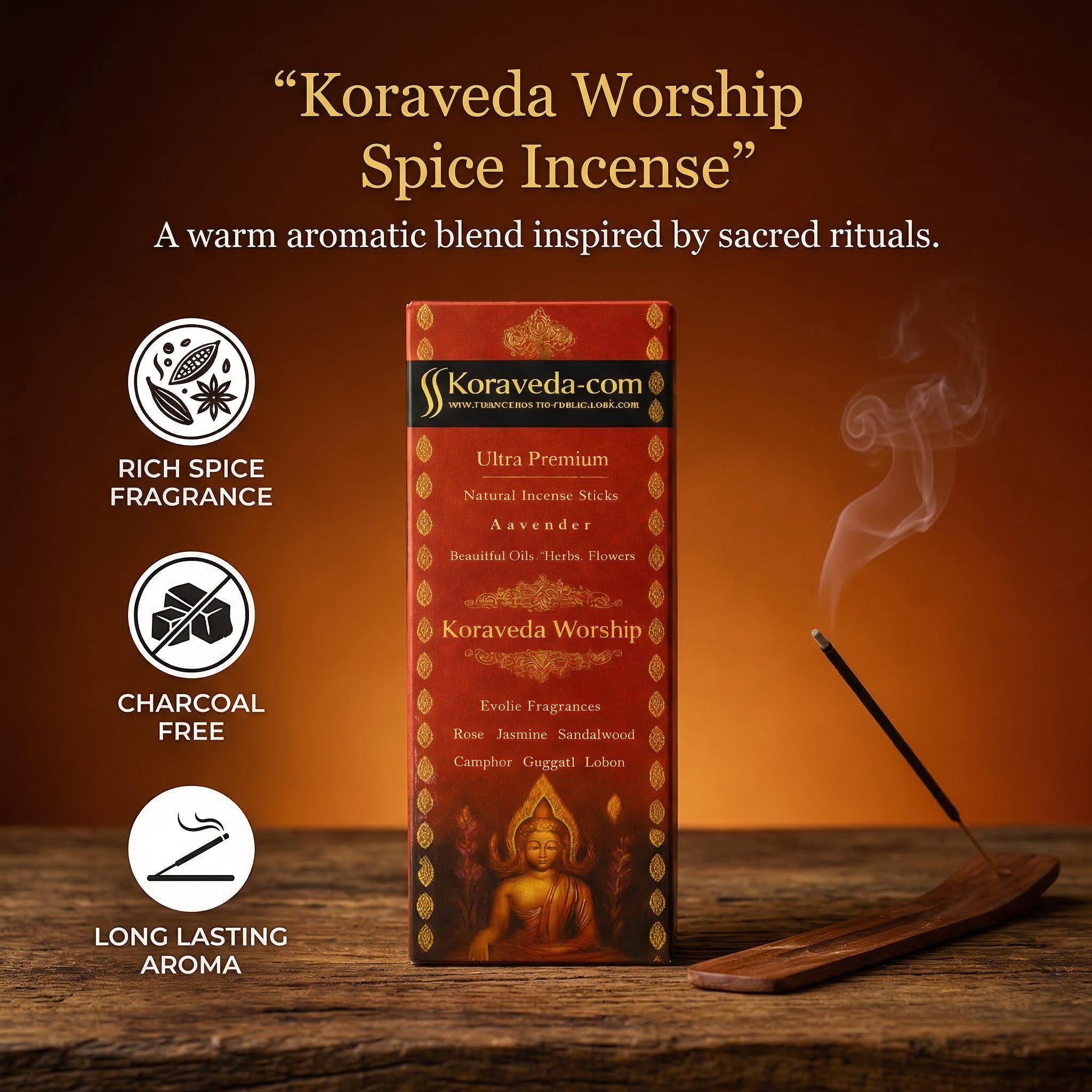 Koraveda Worship Spice Incense Sticks