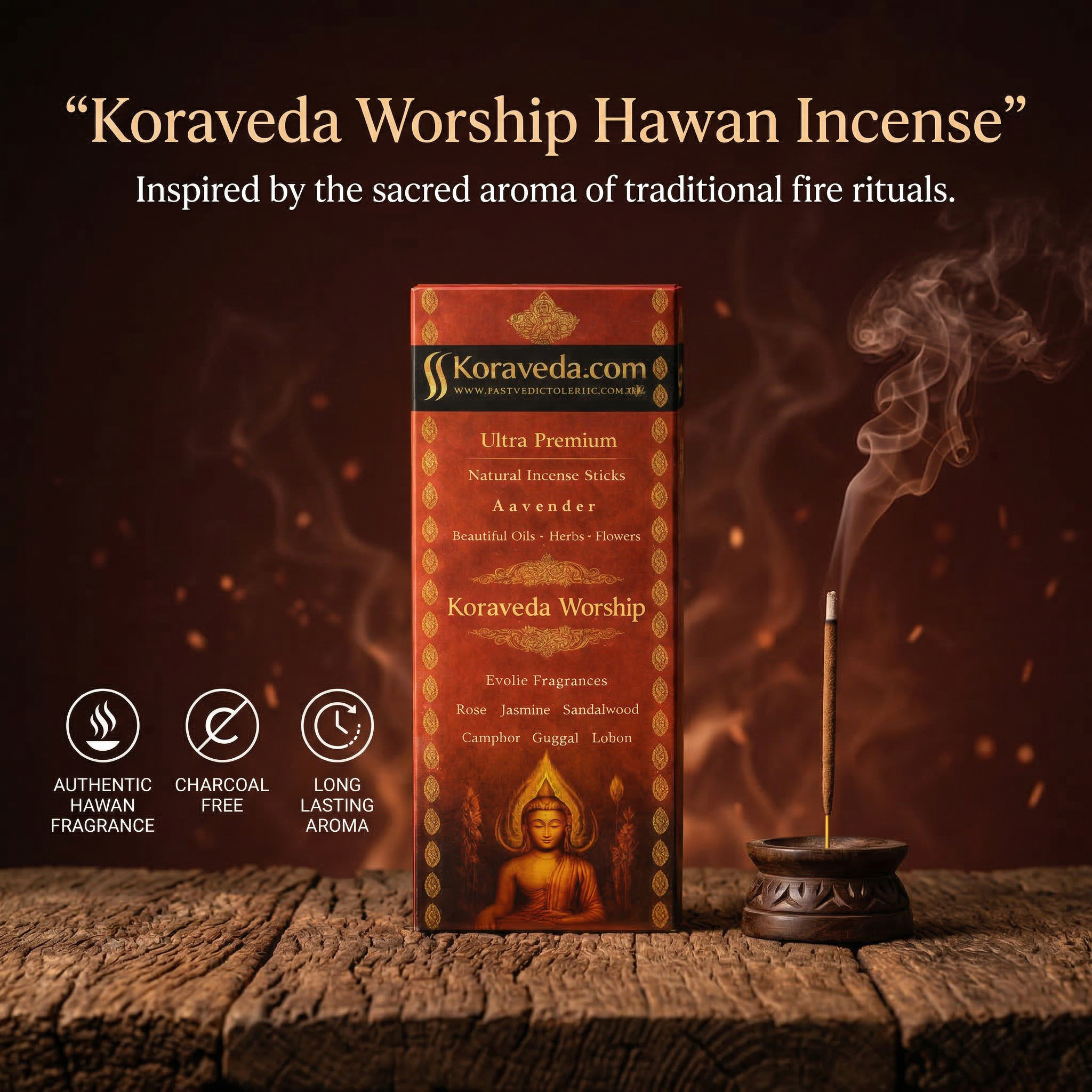 Koraveda Worship Hawan Incense Sticks