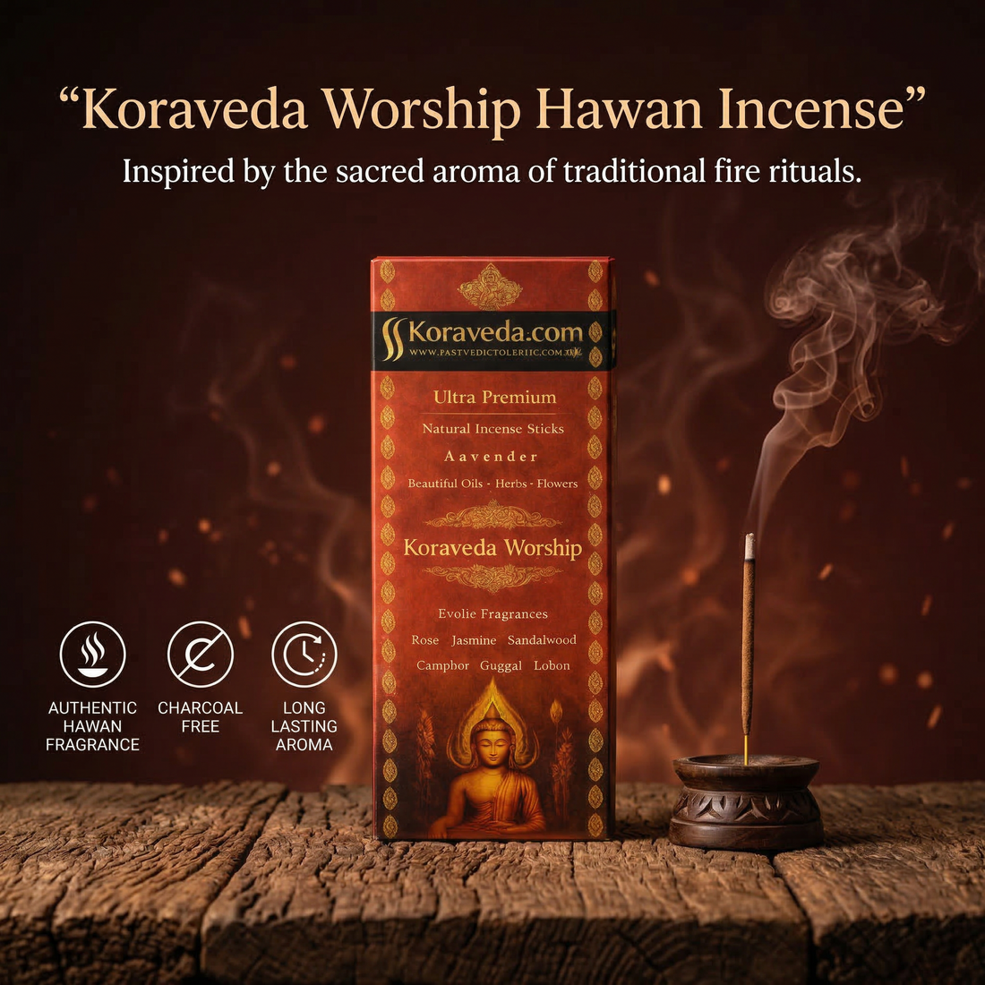 Koraveda Worship Hawan Incense Sticks