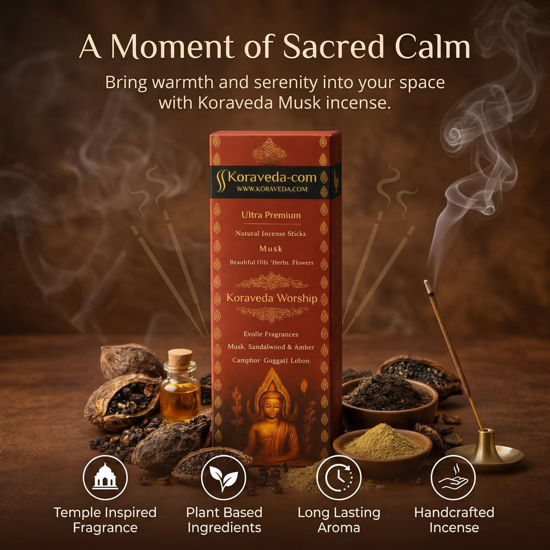 Koraveda Worship Musk Incense Stick