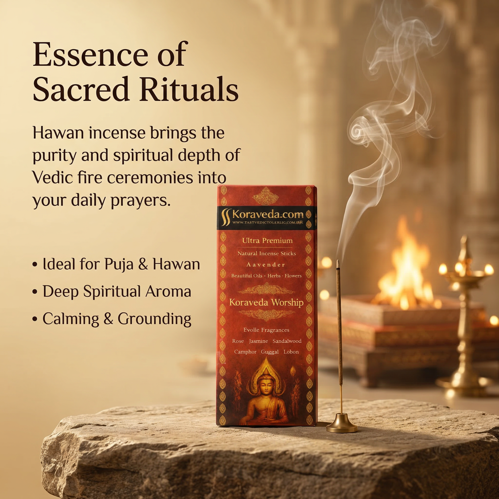 Koraveda Worship Hawan Incense Sticks