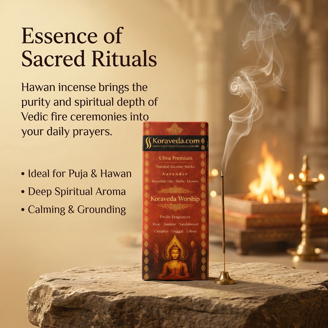 Koraveda Worship Hawan Incense Sticks