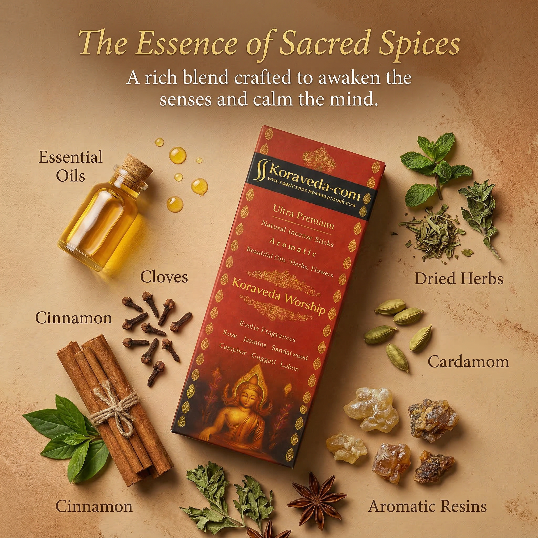Koraveda Worship Spice Incense Sticks