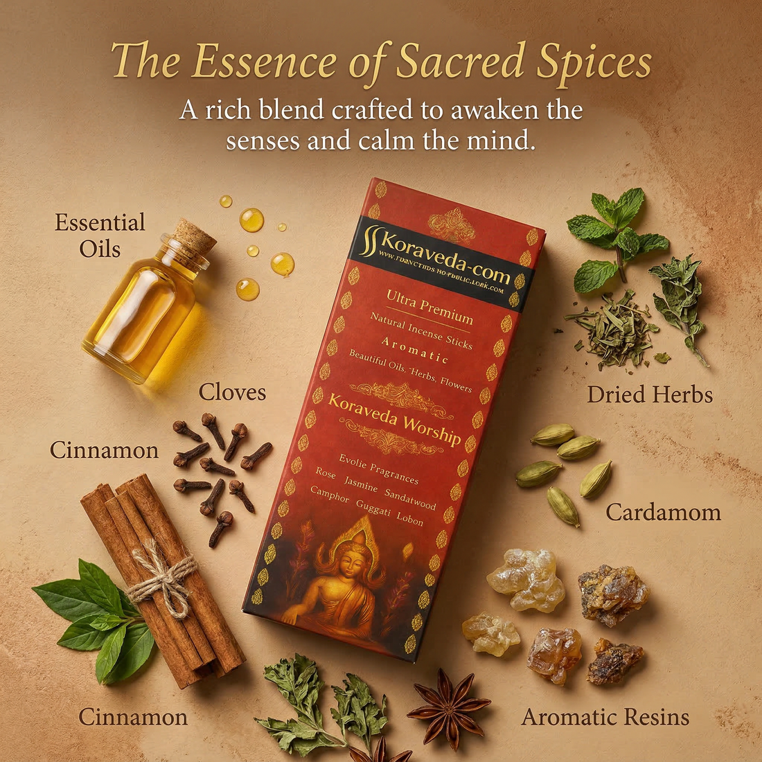 Koraveda Worship Spice Incense Sticks