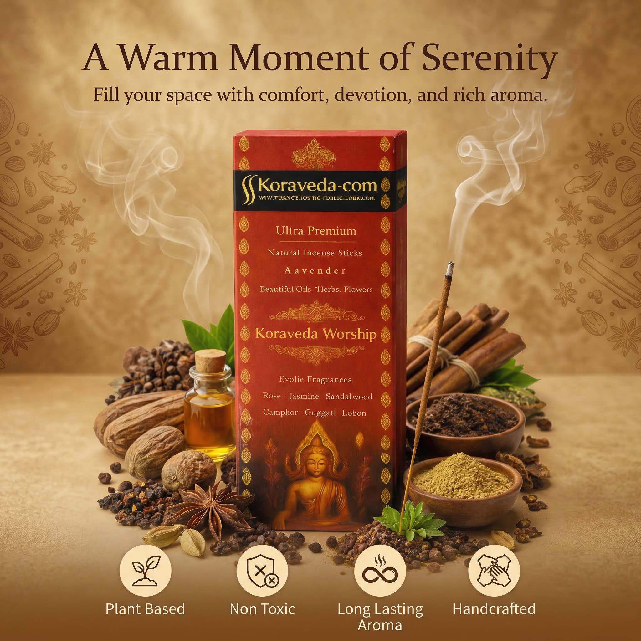Koraveda Worship Spice Incense Sticks