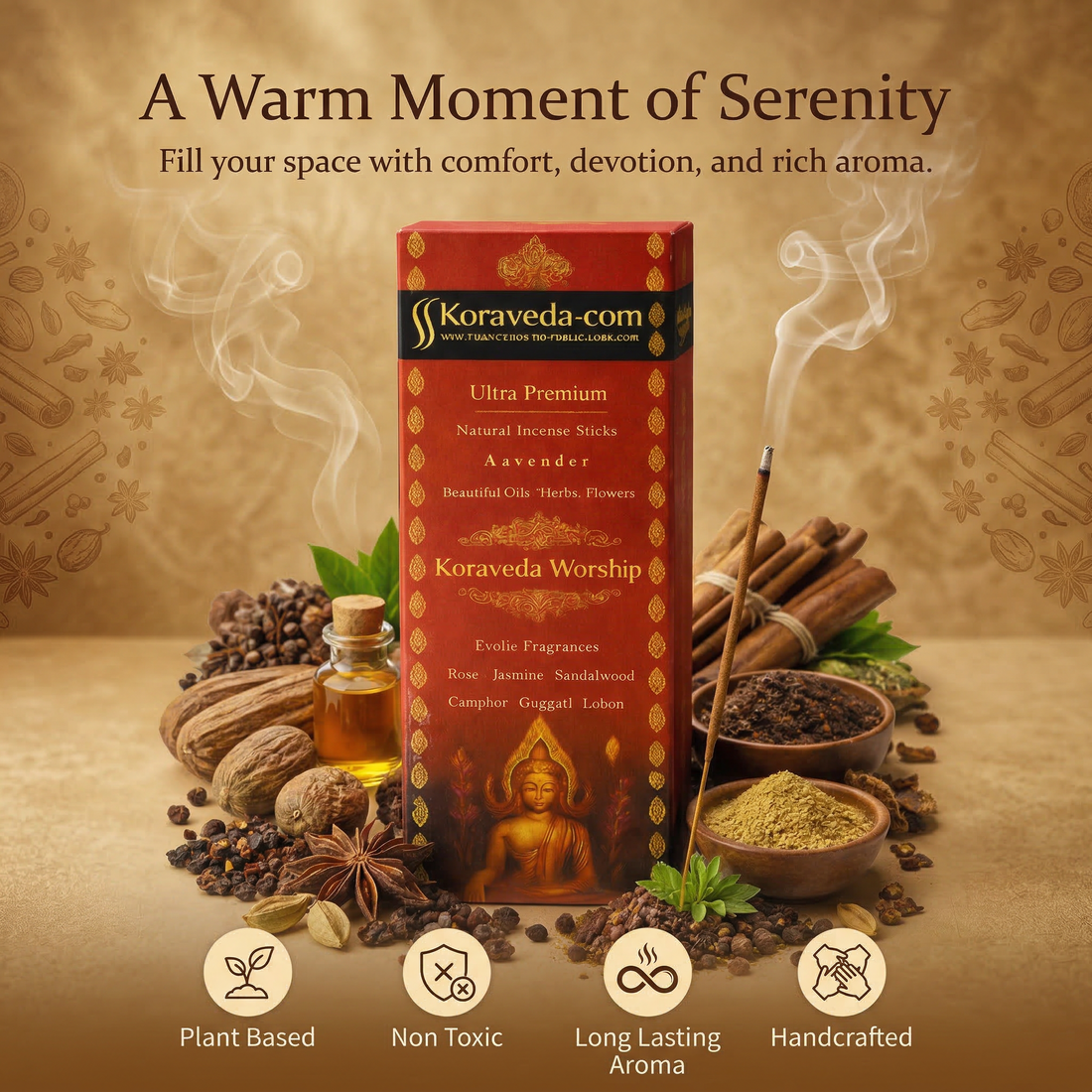 Koraveda Worship Spice Incense Sticks