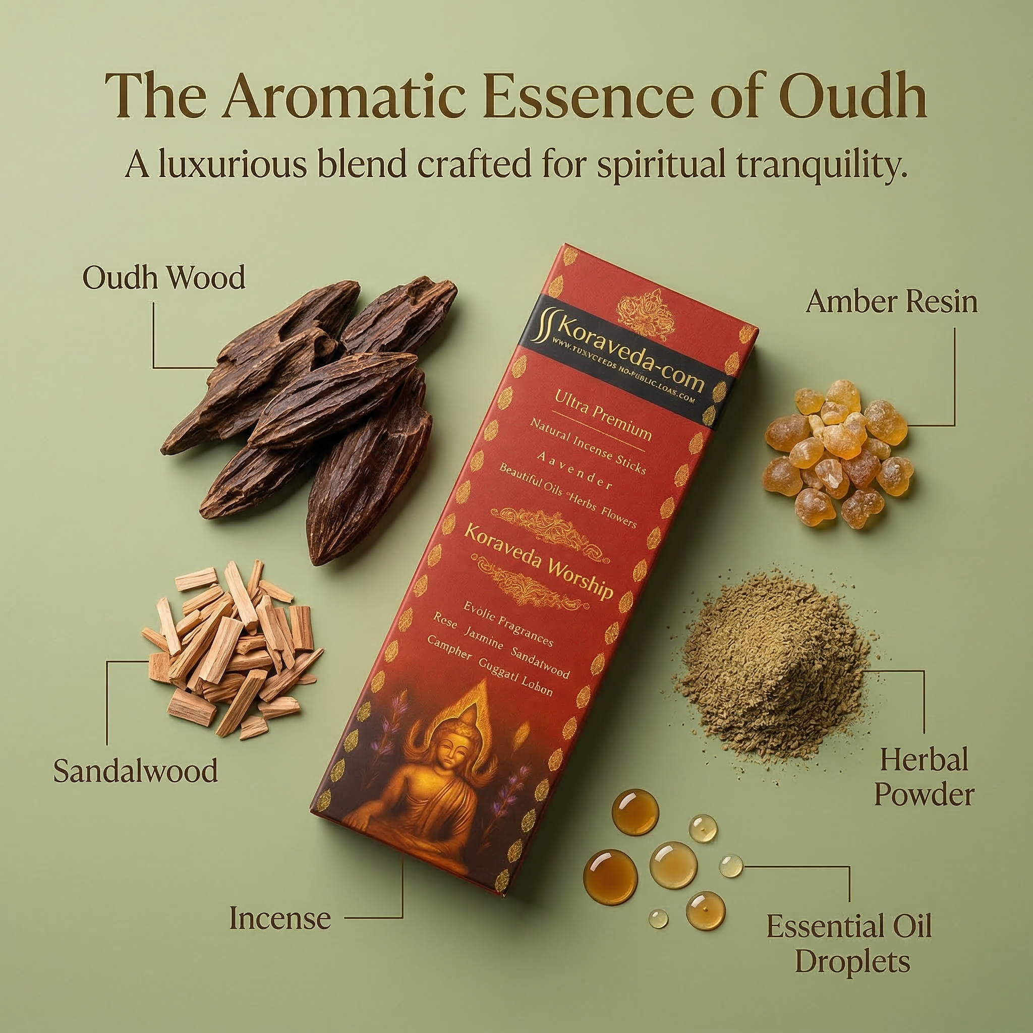 Koraveda Worship Oudh Insence Stick